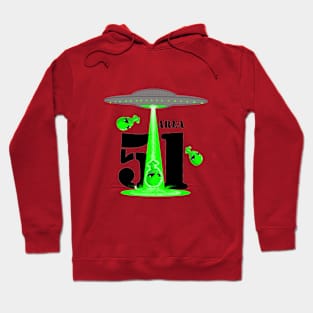 Alien baby Area 51 Hoodie